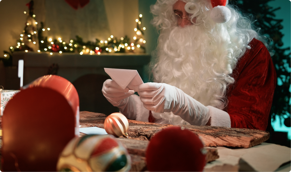 Navidad con Papá Noel y Auroras Boreales