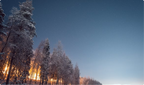 Navidad con Papá Noel y Auroras Boreales